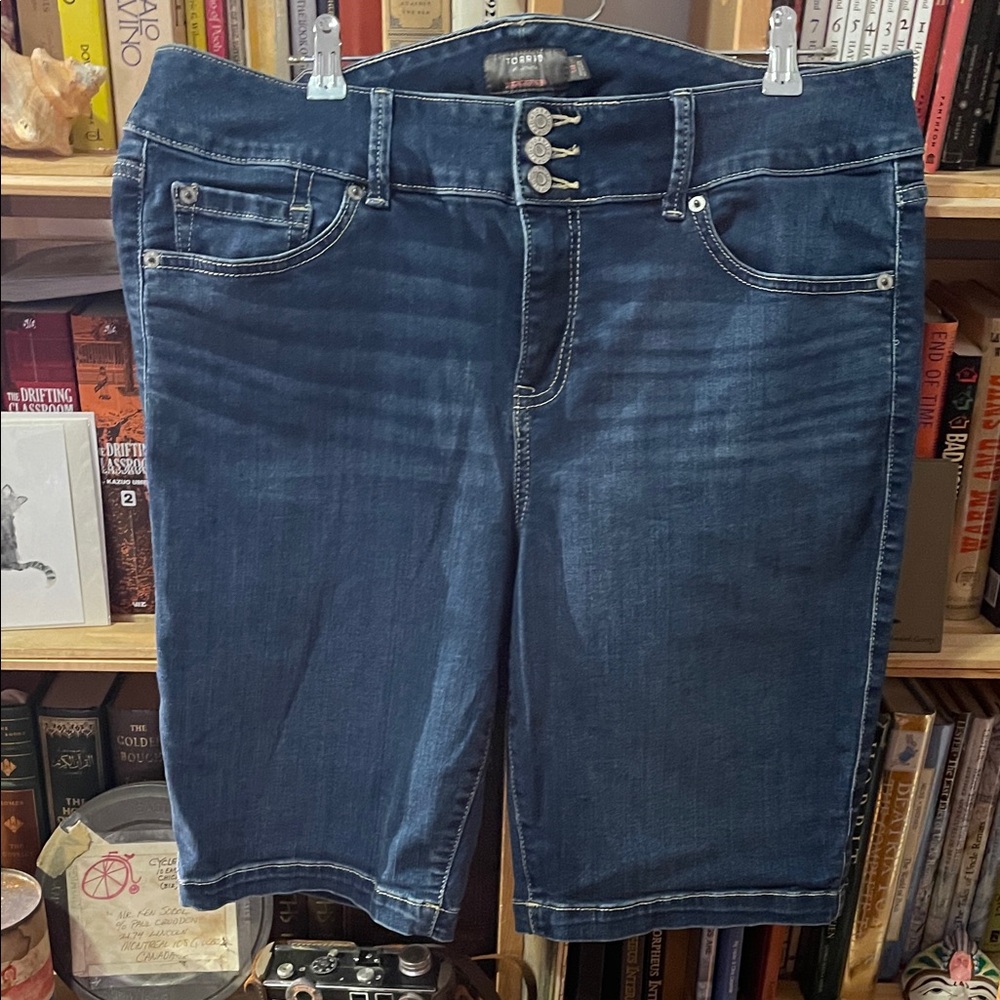 Torrid Dark Blue Jegging Bermuda
